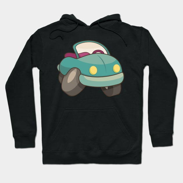 Retro Cartoon Car Hoodie by sifis